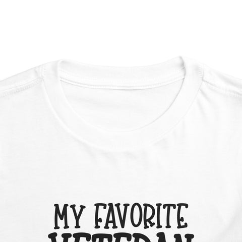 My Favorite Veteran is My Great Grandma - Toddler Short Sleeve Tee