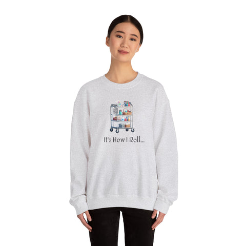 It's How I Roll Activity Cart - Unisex Heavy Blend™ Crewneck Sweatshirt