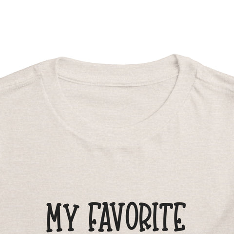 My Favorite Veteran is My Daddy - Toddler Short Sleeve Tee