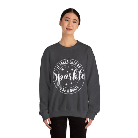 Sparkle Nurse Unisex Heavy Blend™ Crewneck Sweatshirt