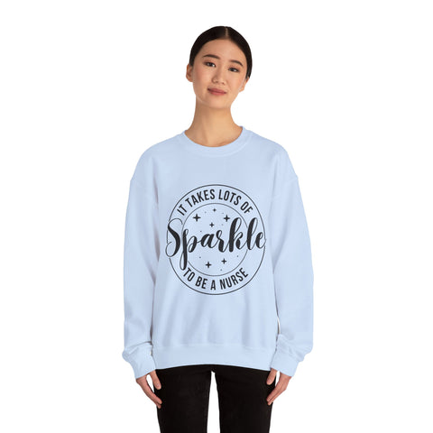 Sparkle Nurse Unisex Heavy Blend™ Crewneck Sweatshirt