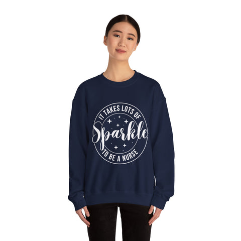 Sparkle Nurse Unisex Heavy Blend™ Crewneck Sweatshirt