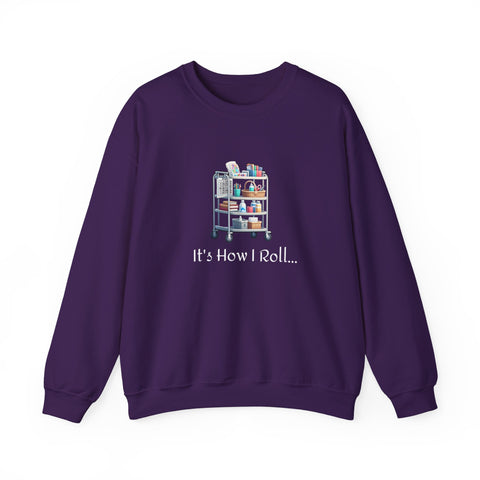 It's How I Roll Activity Cart - Unisex Heavy Blend™ Crewneck Sweatshirt