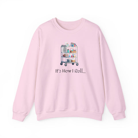 It's How I Roll Activity Cart - Unisex Heavy Blend™ Crewneck Sweatshirt