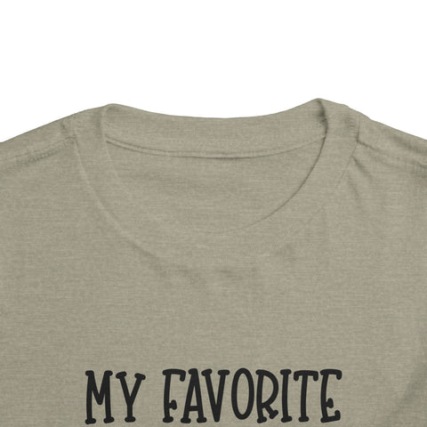 My Favorite Veteran is My Grandma - Toddler Short Sleeve Tee