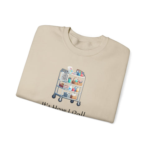 It's How I Roll Activity Cart - Unisex Heavy Blend™ Crewneck Sweatshirt