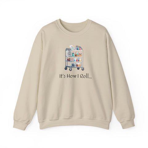 It's How I Roll Activity Cart - Unisex Heavy Blend™ Crewneck Sweatshirt