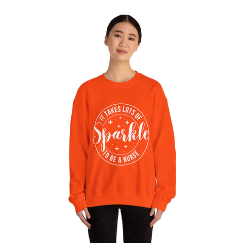 Sparkle Nurse Unisex Heavy Blend™ Crewneck Sweatshirt