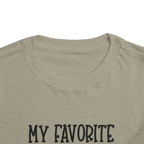 My Favorite Veteran is My Daddy - Toddler Short Sleeve Tee