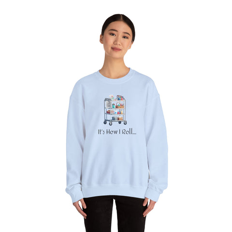 It's How I Roll Activity Cart - Unisex Heavy Blend™ Crewneck Sweatshirt