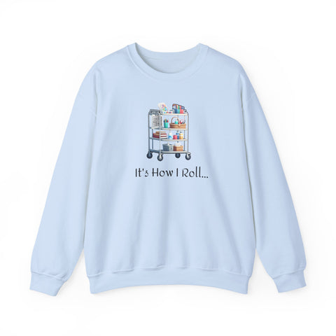 It's How I Roll Activity Cart - Unisex Heavy Blend™ Crewneck Sweatshirt