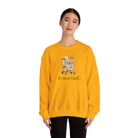 It's How I Roll Activity Cart - Unisex Heavy Blend™ Crewneck Sweatshirt