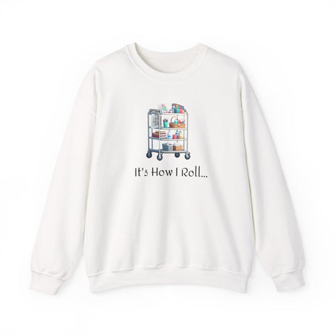 It's How I Roll Activity Cart - Unisex Heavy Blend™ Crewneck Sweatshirt