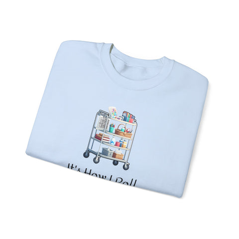It's How I Roll Activity Cart - Unisex Heavy Blend™ Crewneck Sweatshirt
