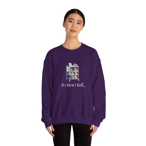 It's How I Roll Activity Cart - Unisex Heavy Blend™ Crewneck Sweatshirt