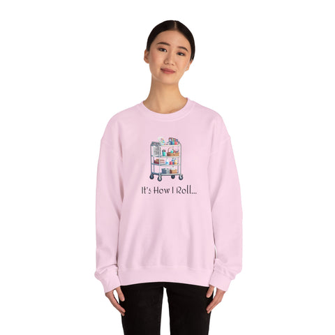 It's How I Roll Activity Cart - Unisex Heavy Blend™ Crewneck Sweatshirt