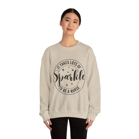 Sparkle Nurse Unisex Heavy Blend™ Crewneck Sweatshirt