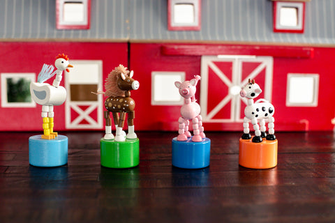 Farm Friends Push Puppets
