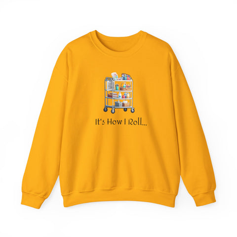 It's How I Roll Activity Cart - Unisex Heavy Blend™ Crewneck Sweatshirt