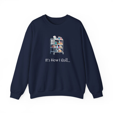 It's How I Roll Activity Cart - Unisex Heavy Blend™ Crewneck Sweatshirt