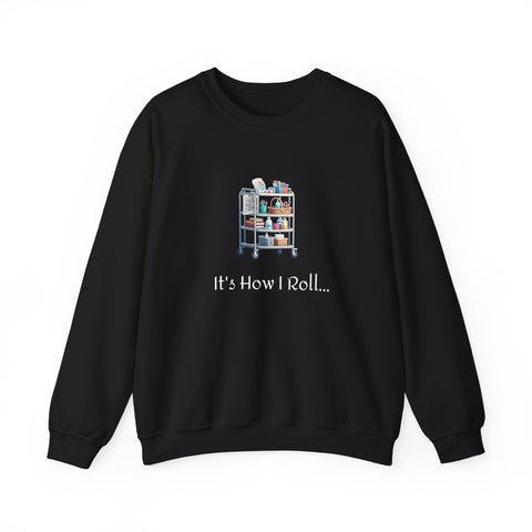 It's How I Roll Activity Cart - Unisex Heavy Blend™ Crewneck Sweatshirt
