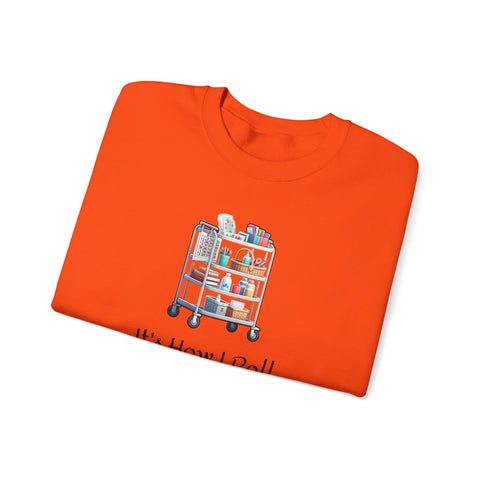 It's How I Roll Activity Cart - Unisex Heavy Blend™ Crewneck Sweatshirt