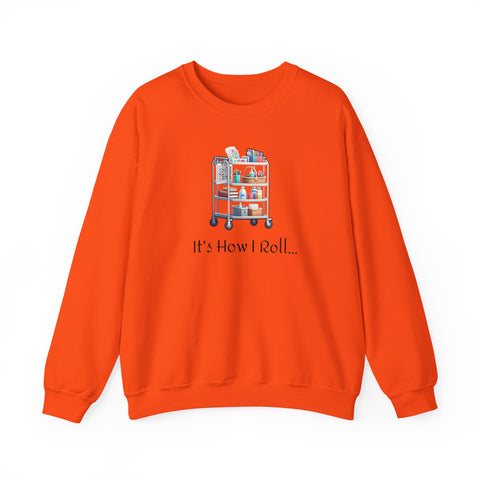 It's How I Roll Activity Cart - Unisex Heavy Blend™ Crewneck Sweatshirt