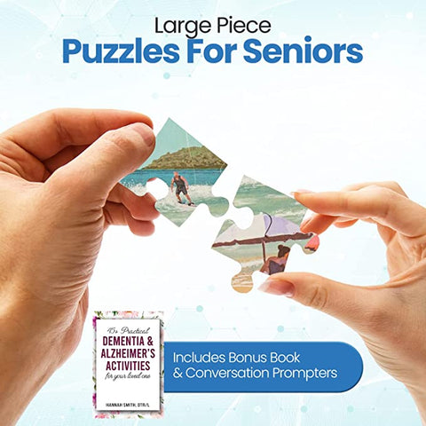 Assistex Dementia Puzzle 63 Large Pieces Jigsaw – Beach Fun
