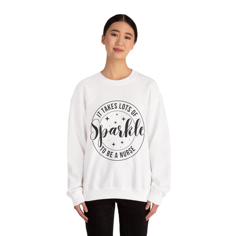 Sparkle Nurse Unisex Heavy Blend™ Crewneck Sweatshirt