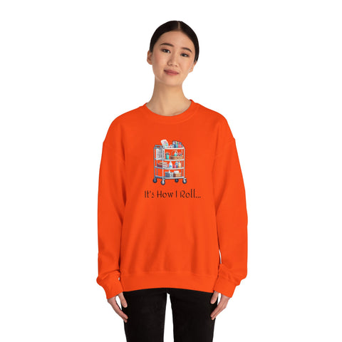 It's How I Roll Activity Cart - Unisex Heavy Blend™ Crewneck Sweatshirt