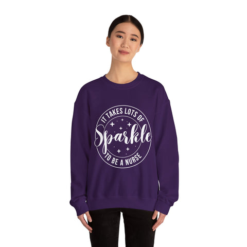 Sparkle Nurse Unisex Heavy Blend™ Crewneck Sweatshirt
