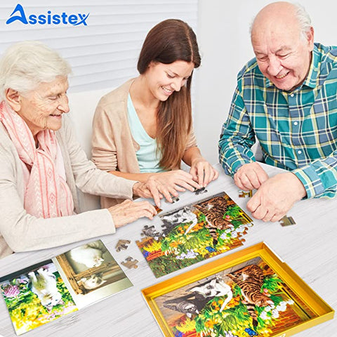 Assistex Dementia Puzzle 63 Large Pieces Jigsaw – Cats & Flowers