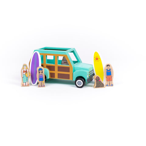 Vintage Surfer "Woodie" Truck