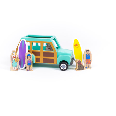 Vintage Surfer "Woodie" Truck