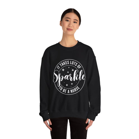 Sparkle Nurse Unisex Heavy Blend™ Crewneck Sweatshirt