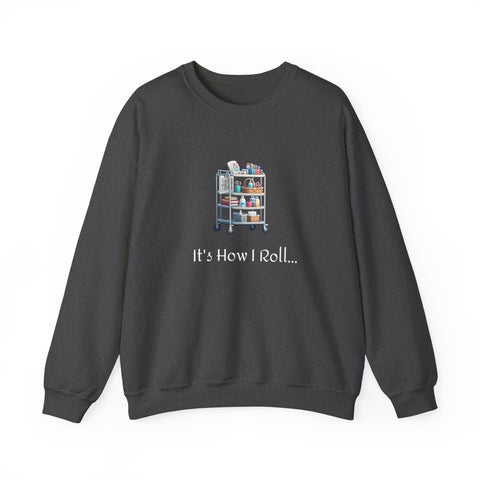 It's How I Roll Activity Cart - Unisex Heavy Blend™ Crewneck Sweatshirt