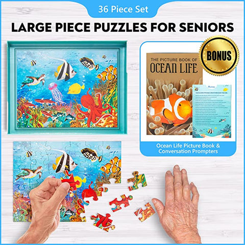 Assistex Dementia Puzzle 36 Large Pieces Jigsaw – Ocean Life
