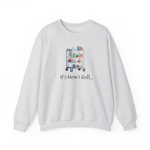 It's How I Roll Activity Cart - Unisex Heavy Blend™ Crewneck Sweatshirt