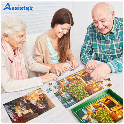 Assistex Dementia Puzzle 100 Large Pieces Jigsaw – Christmas