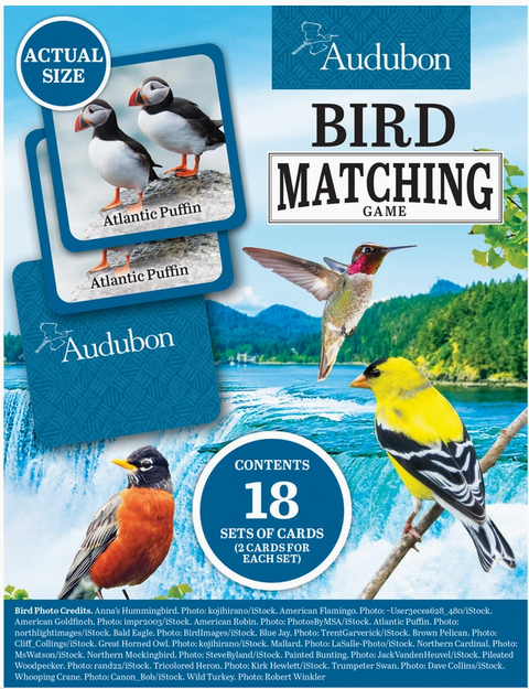 Audubon Bird Matching Game