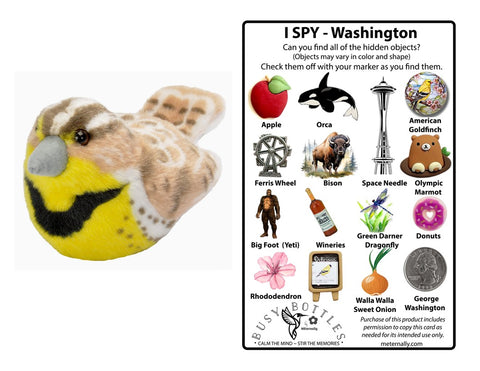 State Busy Bottle and Audubon State Bird with Sound