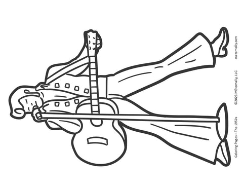 Digital Download - 1950s Coloring Pages