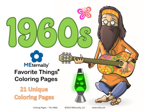 Coloring Collection - 50s, 60s & 70s Coloring Collection