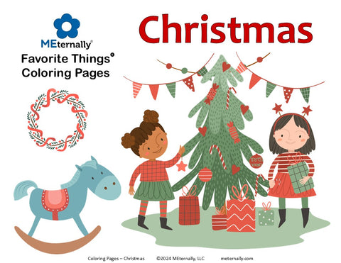 Digital Download - Christmas Coloring Pages
