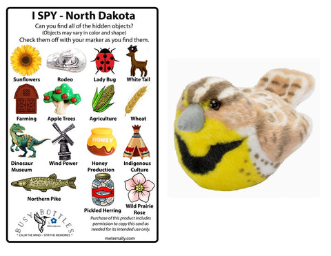 State Busy Bottle and Audubon State Bird with Sound