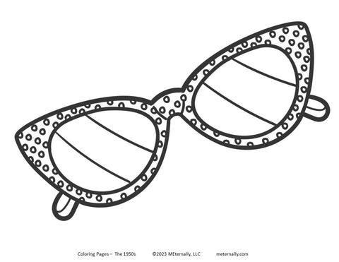 Digital Download - 1950s Coloring Pages