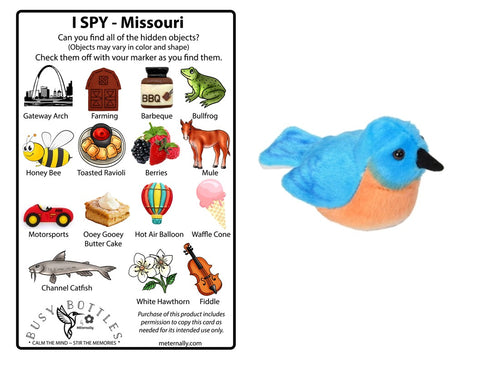 State Busy Bottle and Audubon State Bird with Sound
