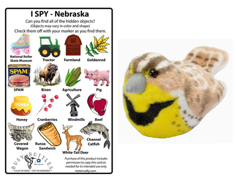 State Busy Bottle and Audubon State Bird with Sound