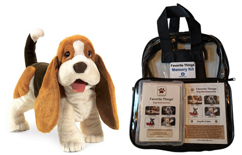 Library/Facility BACKPACK - Dogs DVD & Photo/Activity Cards Kit with Basset Hound