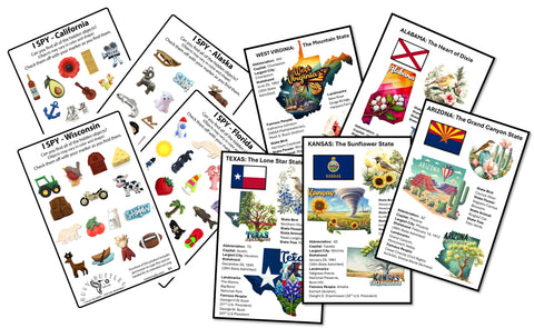 Busy Bottle Bundle - The United States Collection - All 50 States